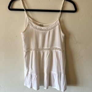 White tank top